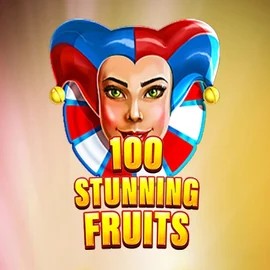 100 Stunning Fruits online game logo by SYNOT Games on kinbetcasino.net