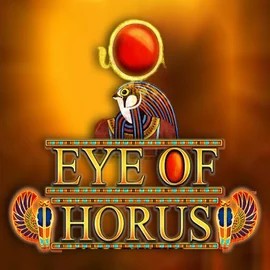 Eye of Horus slot logo by RTG (Reel Time Gaming) at Kinbet Casino