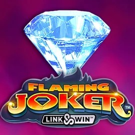 Flaming Joker Link and Win online game logo by Barstruck on kinbetcasino.net