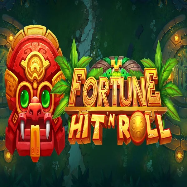 Fortune Hit'n Roll slot logo by Pragmatic Play at Kinbet Casino