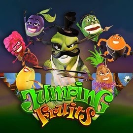 Jumping Fruits game by Wazdan – logo hosted on Kinbet Casino
