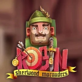 Official Slots logo: Robin Sherwood Marauders by Yggdrasil at Kinbet Casino