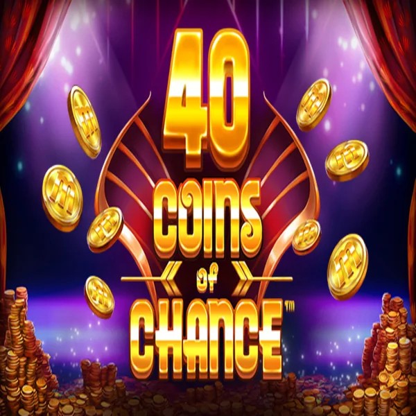 Official Slots logo: 40 Coins of Chance by SYNOT Games at Kinbet Casino