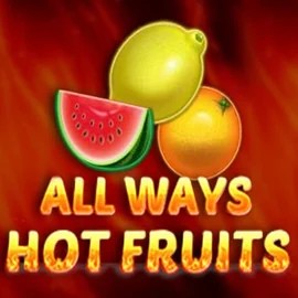 All Ways Hot Fruits slot logo by Amatic Industries at Kinbet Casino
