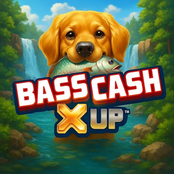 Bass Cash X UP slot icon by Alchemy Gaming, available at Kinbet Casino