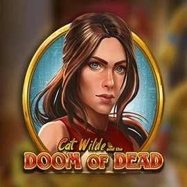 Official Slots logo: Cat Wilde and the Doom of Dead by Play’n GO at Kinbet Casino