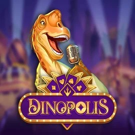 Dinopolis slot logo by Push Gaming at Kinbet Casino
