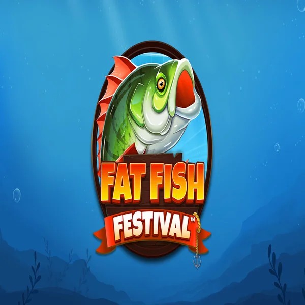Fat Fish Festival slot logo by Wishbone Games at Kinbet Casino