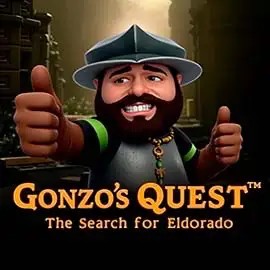 Enjoy Gonzo's Quest by NetEnt – logo hosted on kinbetcasino.net