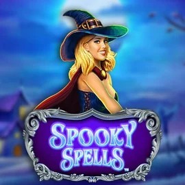 Spooky Spells by Novomatic, showcased at kinbetcasino.net – game logo
