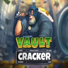 Vault Cracker slot logo by Red Tiger Gaming at Kinbet Casino