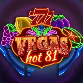 Vegas Hot 81 slot logo by Wazdan at Kinbet Casino