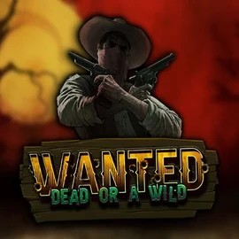 Wanted Dead or a Wild logo by Hacksaw Gaming at Kinbet Casino